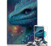 Beautiful Dragon with Sparkling Galaxy 1000 Pieces Jigsaw Puzzles for Adults And Teens,Toys Educational Games Stress Relieving Wall Decoration (38x26cm)