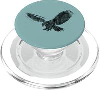 Beautiful Eagle American bird silhouette flying vintage cool PopSockets PopGrip for MagSafe