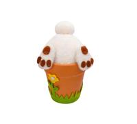 Beautiful Easter Bunnies Decoration Figurine Statue Exquisites Ornament Easter Decor Country Bunnies Statue Decoration