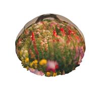 Beautiful Eiffel Tower Paris Print Bath Hair Cover For Women Reusable Double Waterproof Layers Shower Caps For Women Ladies