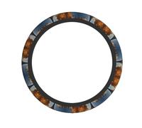 Beautiful Eiffel Tower Paris Print Fashionable Steering Wheel Cover Cars Trucks Non-Slip Comfort Driving Year-Round