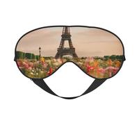Beautiful Eiffel Tower Paris Print Functionality Outdoor Travel Eye Mask Breathable Camping Meditation Yoga Friendly
