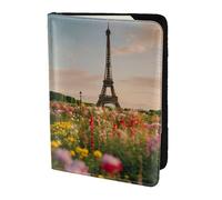 Beautiful Eiffel Tower Paris print Passport Cover, Passport Holder Cover Wallet Passport Wallet Case for Cards and Documents
