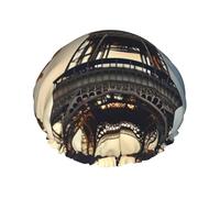 Beautiful Eiffel Tower Paris Print Reusable Shower Caps For Women, DoubleHair Cap,Adult Hair Cap For All Hair