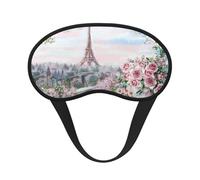 Beautiful Eiffel Tower Paris Print Sleep Mask, Eye Sleeping Mask for Women and Men for Total Darkness, Reduces Puffy Eye Mask