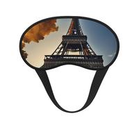 Beautiful Eiffel Tower Paris Sleeping Mask for Adults Blackout, Comfortable Eye Mask Blocking Light for Travel, Yoga