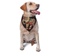 Beautiful Elephant Dog Bandana Pet Scarf Accessories for Small Medium Dogs Cats Photo Prop, Triangle Pet Bandanas Adjustable Puppy Bib Washable Dog Kerchief Puppy Neckerchief