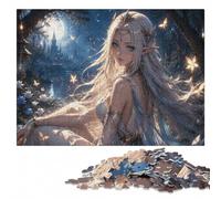 Beautiful Elf Queen Wooden Jigsaw Puzzle for Adults, 1000 Pieces | Christmas puzzle gift for adults: solo or shared puzzle time on weekends.