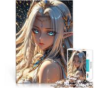 Beautiful Elf Queen2000 Piece Jigsaws for teenagers Stress Reliever Staycation Kill time Wishlist with Santa Claus 70x100cm