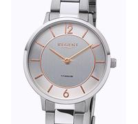 Beautiful fashionable Regent F-1339 FULL-TITANIUM ladies watch RRP 99.00 EUR