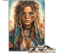 Beautiful Female Dark Angel Adult Jigsaw Puzzles 1000 Pieces, Educational Games Home Decoration Birthday Present, Gifts, Wall Art (26x38cm)