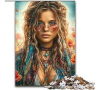 Beautiful Female Dark Angel Puzzles for Adults Teens 1000pc Puzzle, Challenging Game And Family Play Artists Collection, Fine Art for Age 14 Years Up (50x75cm)