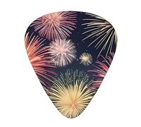 Beautiful Firework Guitar Paddle 12 Pack Guitar Picker Suitable For Bass Guitar Electric Guitar Soundtrack Guitar Yukrili