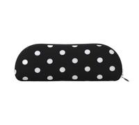Beautiful Fireworks Print Receive Bag Makeup Bag Cosmetic Bags Travel Storage Bag Toiletry Receive Bags Pencil Case Pencil Bag, Black & White Big Dot, One Size