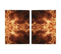 Beautiful Flame Pattern Passport Card Holder Travel Passport Covers Case Pu Passport Book Cover Passport Wallet Cover Case Passport Protective Cover Unisex Passport Protector, style, 20.3x13.8cm