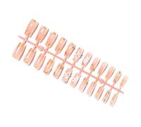 Beautiful Floral Beads 3D Flower False Nails Soft ABS Suitable for Most Fingers Perfectly Gradient Pearl European and Stylish Nails Art