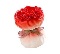 Beautiful Floral Detail Fork Storage Box Ceramic Rose Cake Forks 6 Piece Set for Elegant Dining Table Centerpieces Home Furnishing Forks