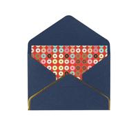 Beautiful Flower Cake Pearl Paper Greeting Card With Envelope Gold Trimmed Wedding Party Christmas Invitation