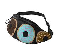 Beautiful Flower Cake Sport Waist Bag Travel Bumbags with Zipper and Earphone Hole, Running Fanny Pack Waist Pack with Adjustable Belt for Men Women