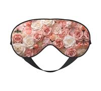 Beautiful Flower Cake3 Eye Mask for Sleeping, Sleeping Mask Blocking Out Light Perfectly for Women and Men, Soft and Comfortable Blindfold for Travelling