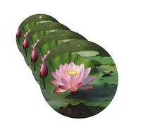 Beautiful Flower Car Air Freshener Cards for Women Men 4 Pack Cute Car Accessories Long Lasting Scent Car Diffuser Hanging Auto Aromatherapy Tablets Car Fresheners Gifts