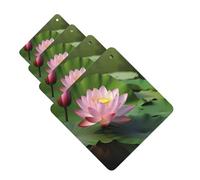 Beautiful Flower Car Air Freshener Cards for Women Men 4 Pack Cute Car Accessories Long Lasting Scent Car Diffuser Hanging Auto Aromatherapy Tablets Car Fresheners Gifts