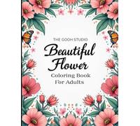 Beautiful Flower Coloring Book | Digital Produc | PDF: A Gorgeous Collection of Floral Designs for Relaxation and Stress Relief