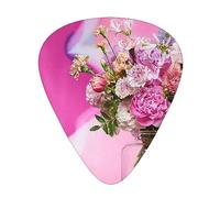 beautiful flower Guitar Picks with Organizer Storage Box Guitar Plectrums 12PCS 3 Thickness Thin Medium Heavy 0.46 0.71 0.96mm Guitar Picks For Acoustic Electric or Bass Guitars