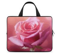 Beautiful Flower Images Laptop Sleeve Ultra-Thin, Waterproof Laptop Bags, Portable Protective Computer Bag with Hand Strap, Style, 13inch