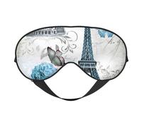 Beautiful Flower Print Functionality Cozy Eye Mask Adjustable Strap Nap Night Travel Camping Yoga Relax