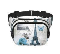 Beautiful Flower Print Stylish and Practical Waist Bag,Adjustable,Perfect for Travel,and Outdoor Activities