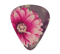 Beautiful Flower Printed Guitar Picks 12-Piece Set - Comfortable, Versatile Plectrum for All Guitar Styles & Players