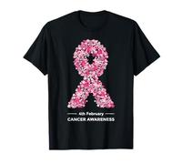 Beautiful Flower World Cancer Day Awareness T-Shirt