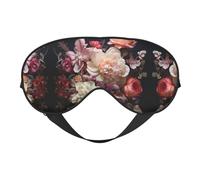 Beautiful Flowers 1 Print Sleep Mask Silk-Like Eye Mask Sleeping Eye Mask for Women Men for Travel Sleep Relaxation