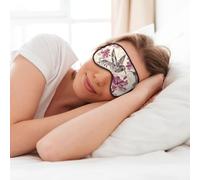 Beautiful Flowers Hummingbird Print Soft Eye Mask for Sleep Mask Sleep Eye Mask for Women Men Sleeping Sleeping Travel