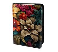 Beautiful flowers Travel Passport Holder Cover Wallet Leather Case Travel Essentials Luggage Accessories, Beautiful Flowers, One Size, Contemporary