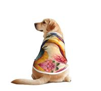 Beautiful Flowing Fabric Dog Shirt Vest Dog Clothes- Breathable Cooling for Big Dogs, Sun Protection Comfort Wear for Golden Retriever, Husky, Alaska Outdoor Activities 5X-Large