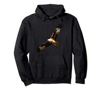 Beautiful Flying Red Kite Eagle Family Bird Photo Silhouette Pullover Hoodie