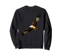 Beautiful Flying Red Kite Eagle Family Bird Photo Silhouette Sweatshirt