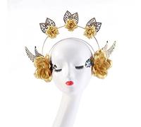 Beautiful for Head Band Headhoop Flower Leaf Hair Hoop Tiaras Headwear for Women Girls Street