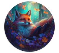 Beautiful Fox JigsawPuzzle 1000 Pieces for Adults Impossible Jigsaw Puzzles for Adults Educational Toy for Teenagers, Home Office Decor 67.5x67.5cm
