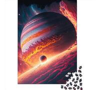 Beautiful Galaxy Landscape 1000 Pieces Wooden Puzzles for Adults Jigsaw Puzzles Educational Game Challenge Toy 1000pcs (75x50cm)