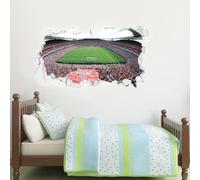 Beautiful Game Arsenal Football Club Official Broken Wall Stadium Mural Sticker (120cm x 80cm)