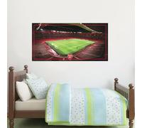 Beautiful Game Arsenal Football Club Official Emirates Stadium Inside Empty Wall Mural Sticker (120cm x 60cm)