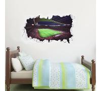 Beautiful Game Arsenal Football Club Official Emirates Stadium Inside Match Day Broken Wall Mural Sticker (120cm x 60cm)