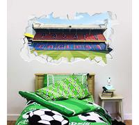Beautiful Game Crystal Palace Football Club Selhurst Park Stadium Broken Wall Sticker Art Mural Decal Vinyl (120cm width x 60cm height)