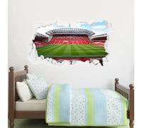 Beautiful Game Liverpool Football The Mainstand Anfield Broken Wall Stadium Wall Sticker (60cm x 30cm)
