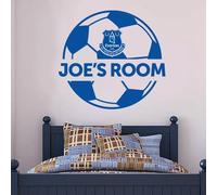 Beautiful Game Official Everton Football Club Ball Design & Personalised Name Wall Mural Sticker (60cm)