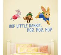 Beautiful Game Official Peter Rabbit Hop Little Rabbit Hop Trio Wall Sticker Mural PRTV13 (60cm width x 35cm Height)