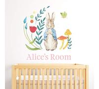 Beautiful Game Official Peter Rabbit Personalised Wall Sticker Mural PB003 (120cm Height x 100cm Width)